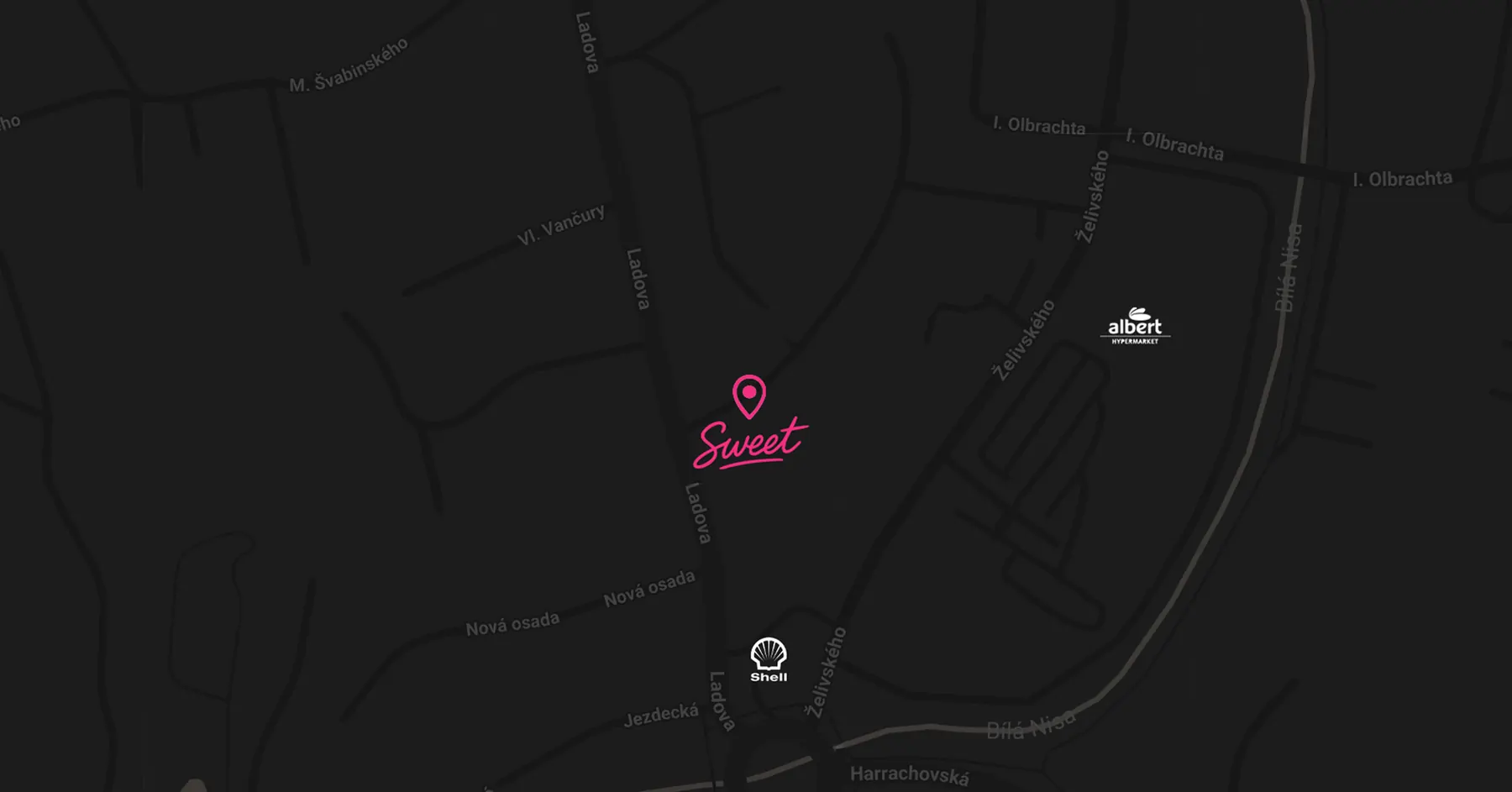 Mapa — Ladova 200/6, Jablonec nad Nisou - Rýnovice